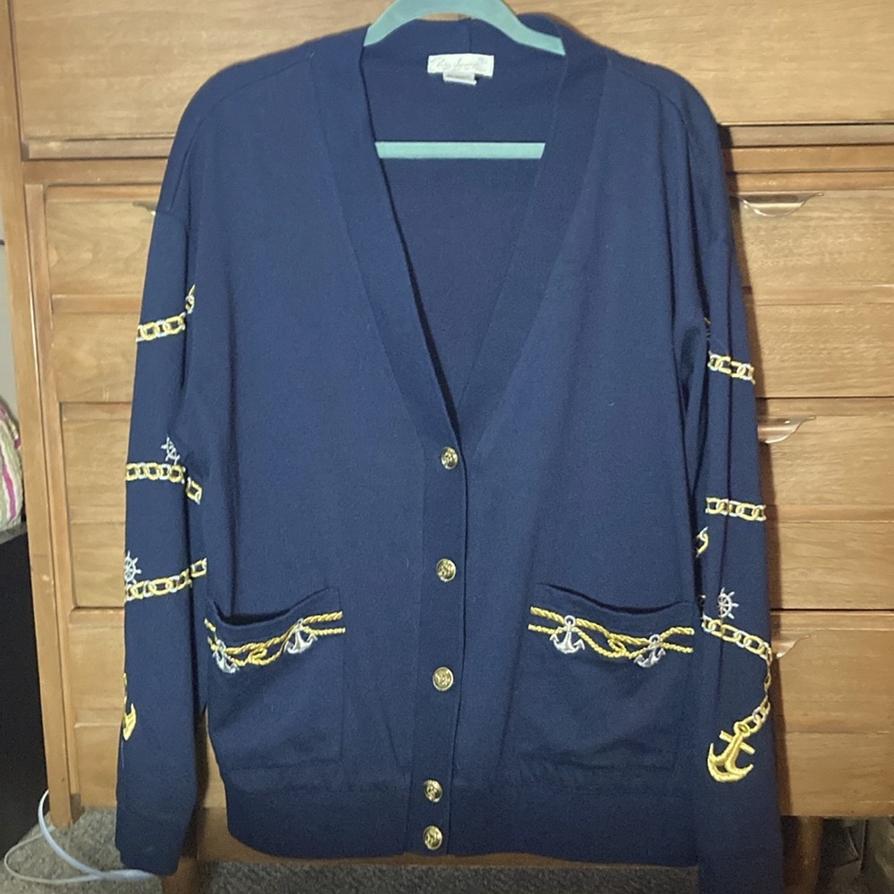 Tara Vanessa nautical cardigan